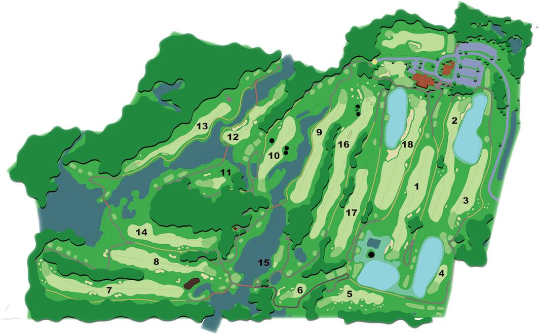 pound ridge golf club course map